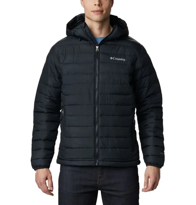 Columbia Men's Powder Lite Hooded Jacket in Black